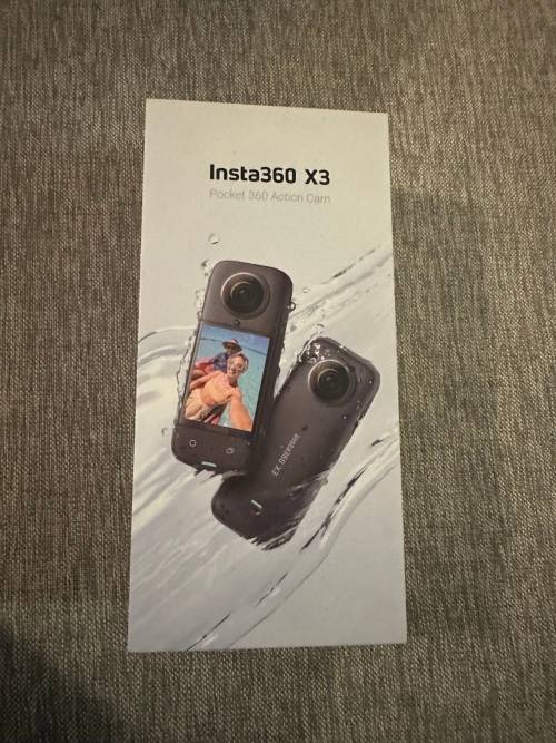 Insta360 X3 360 Action Camera Mint As New