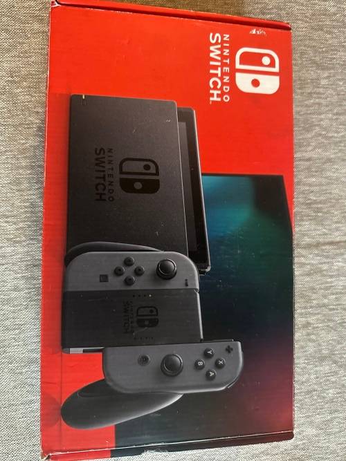Nintendo Switch Console - Grey   Mint Condition