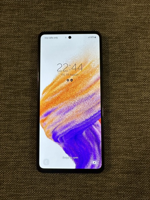 SAMSUNG A53 6GB RAM 128 GB MEMORY DUAL SIM