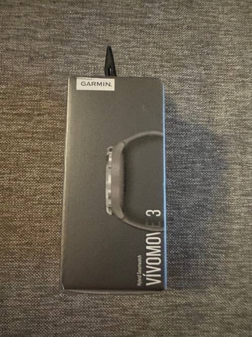 Garmin Vivomove 3 Sport Hybrid Smartwatch (Powder Grey/Silver) Mint As New