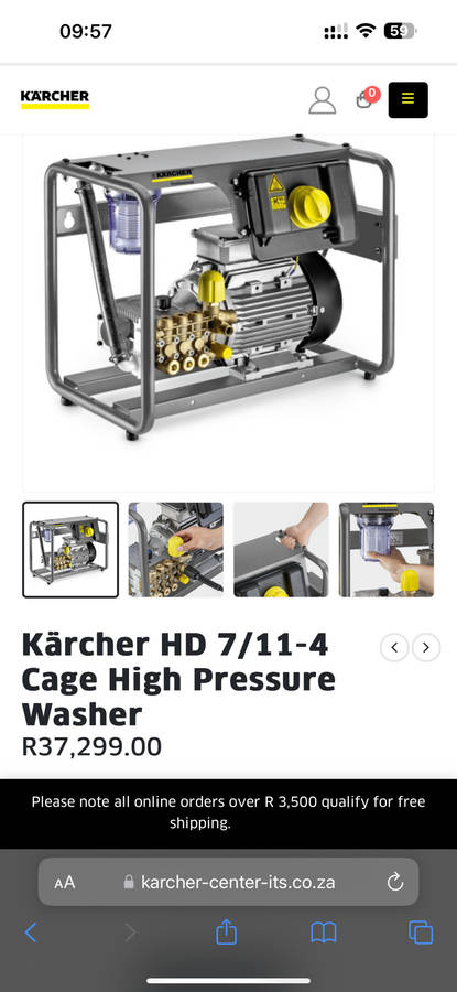 Kärcher HD 7/11-4 Cage HighPressure Washer New Retail 37K