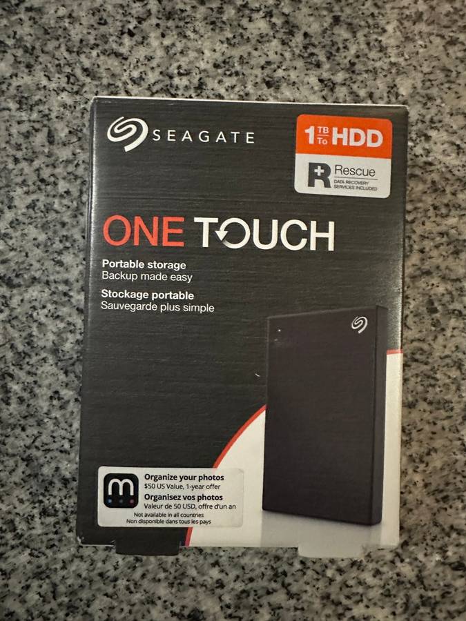 Share Seagate 1TB 2.5` One Touch Portable Black