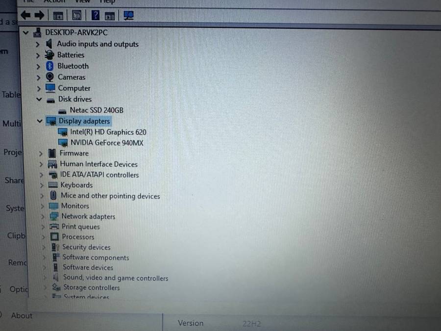 Pavilion 15 15-cc501ni i5-7200U 8GB Ram 24ogb Ssd 15.6` Nvidia Geforce 940MX New Battery