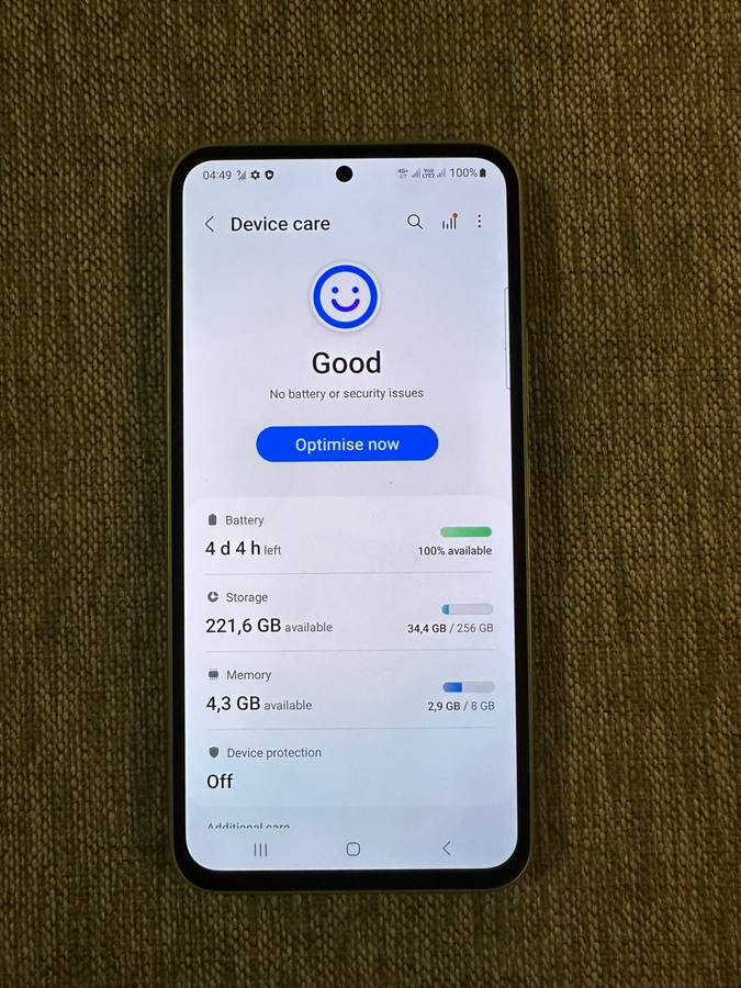 Samsung A54 5G Dual Sim  8GB RAM 256G MEMORY Mint As New Condition