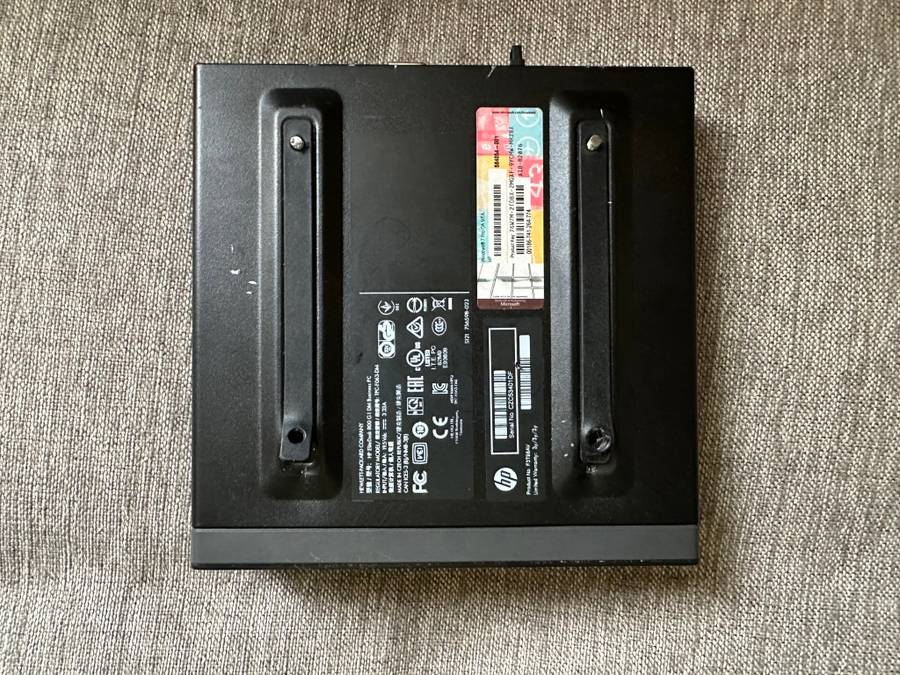 HP EliteDesk 800 G1 DM, Intel i5-4590T@2GHz, 8GB RAM, 500GB HDD