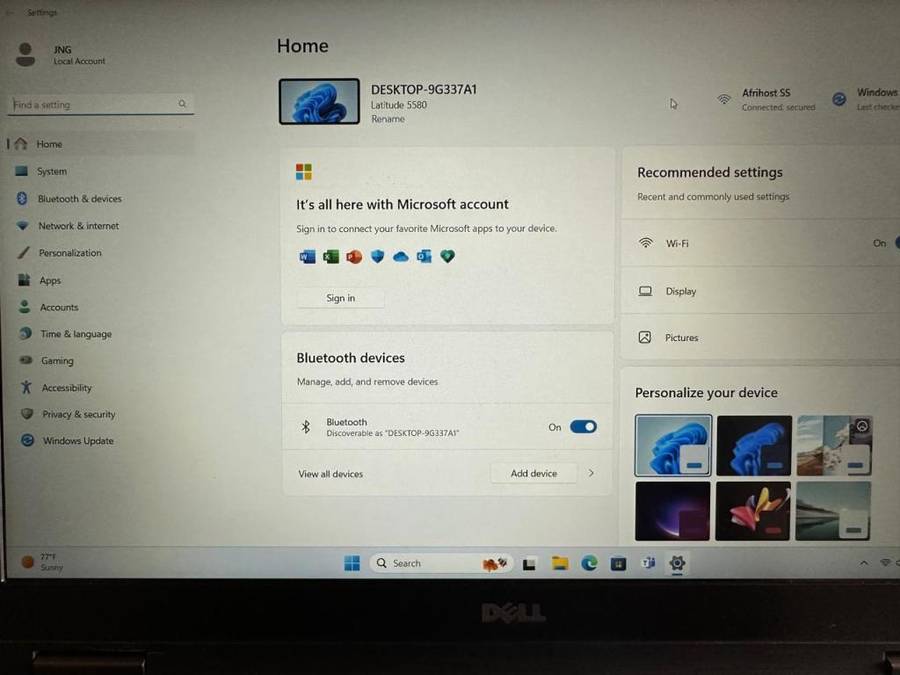 Dell Latitude 5580 i5 7th gen.