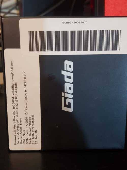 Giada DN72 mediabox mini pc watch netflix , showmax  ect