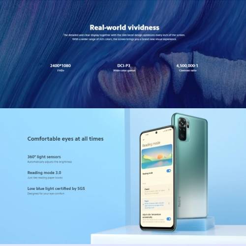 Xiaomi Redmi Note 10, 48MP Camera, 4GB+64GB, Global Official Version