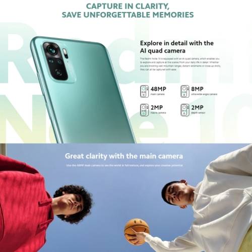 Xiaomi Redmi Note 10, 48MP Camera, 4GB+64GB, Global Official Version