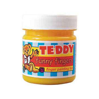 Dala Teddy Finger Paint - 100ml Jar *ASSORTED COLOURS AVAILABLE*