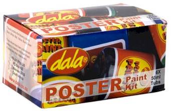 Dala Poster Paint Kit - 6x50ml