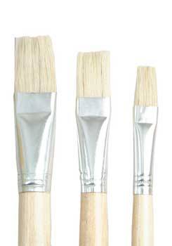 Dala Flat Pure Bristle Long Handle Brush (Series 579): Size 5 - Pack of 12