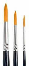 Dala Golden Taklon Round Brush (Series 756): Size 5 - Pack of 12