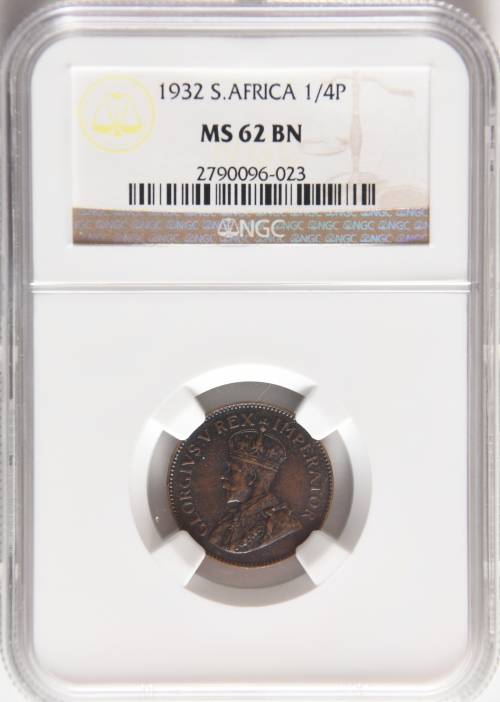 1932 1/4D MS62BN (NGC)