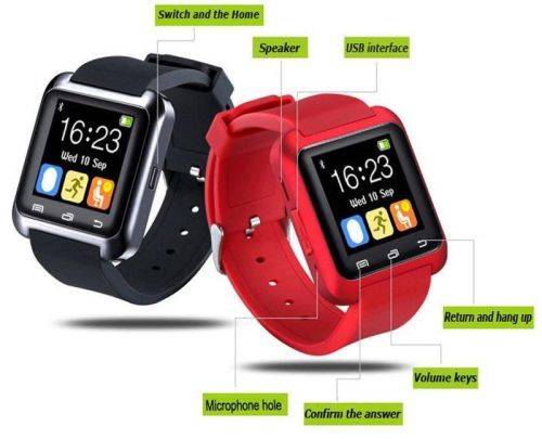 Bluetooth Smart Watch For Android & iPhone - White **LOCAL STOCK**