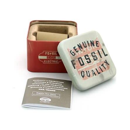 Fossil Men's Machine Black Leather Chronograph Watch FS5160