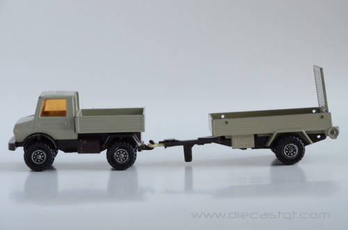 Matchbox Super Kings K-30 Mercedes Unimog and K-32 Trailer