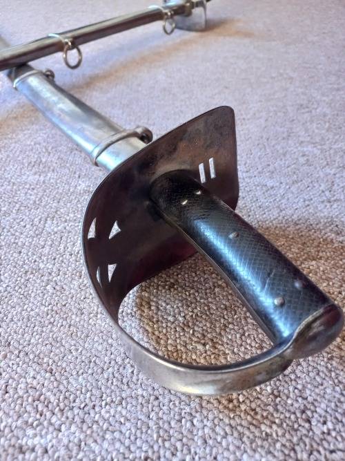 19th Century British Cavalry Trooper`s Pair Swords by Robert Mole & Sons, Birmingham