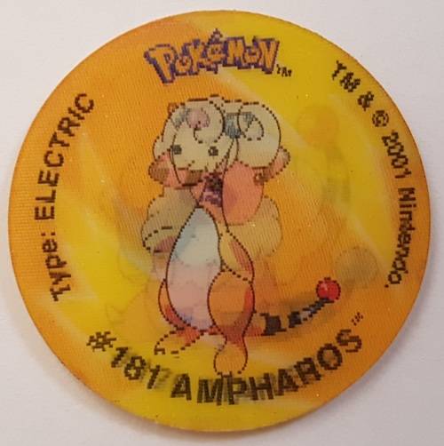 2001 Simba Pokemon 3D Tazos Mareep/Flaaffy