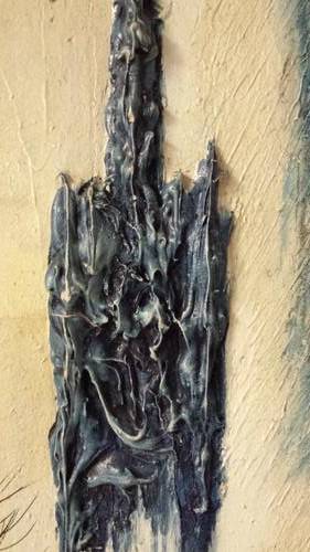 Castle - Heavy texture oil painting signed Villon. Might be imitation or replica!