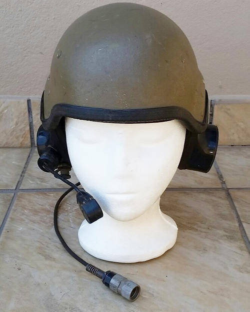 SADF Armoured Ratel and Noddy car helmet with headset complete!