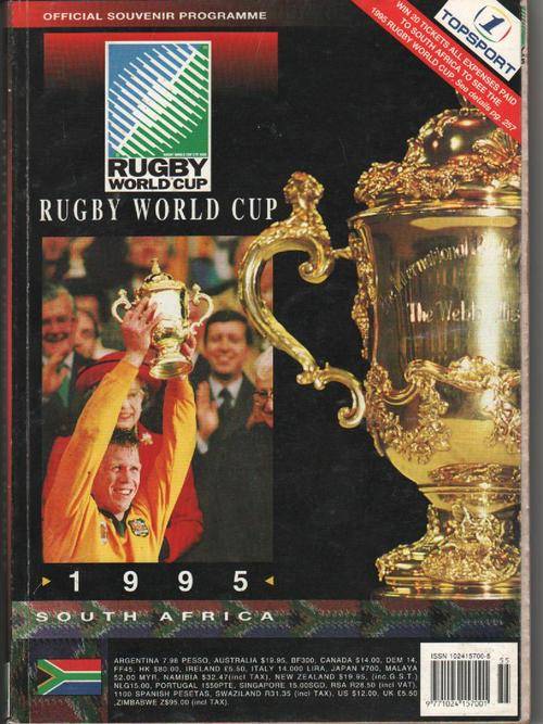 OFFICIAL RUGBY WORLD CUP 1995 PROGRAMME