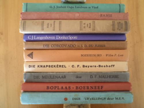 TIEN Afrikaanse boeke vir die prys van EEN.  [R65.00 posgeld ekstra]