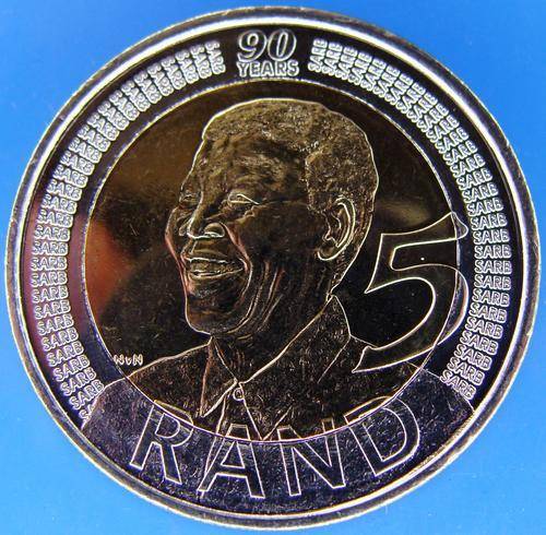 MANDELA COIN 90TH BIRTHDAY