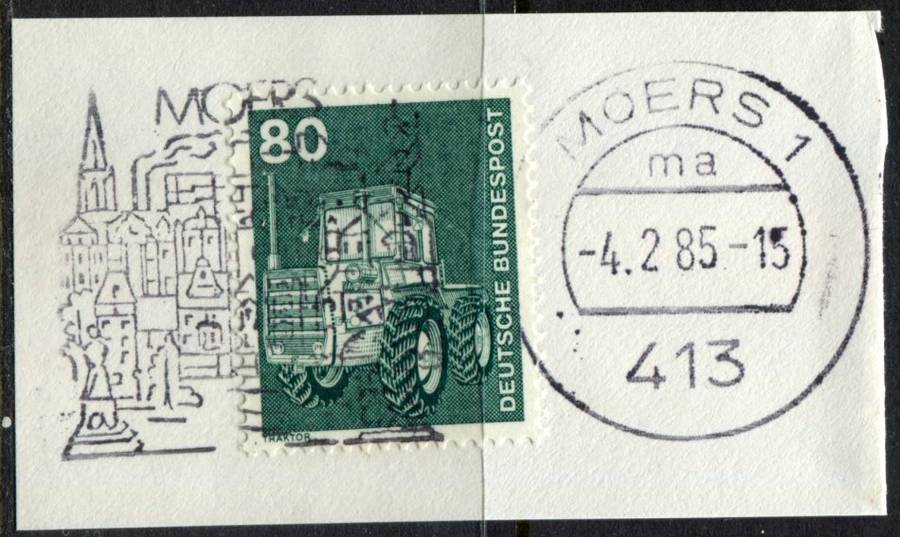 Germany - Federal - Postmark - Used on Piece