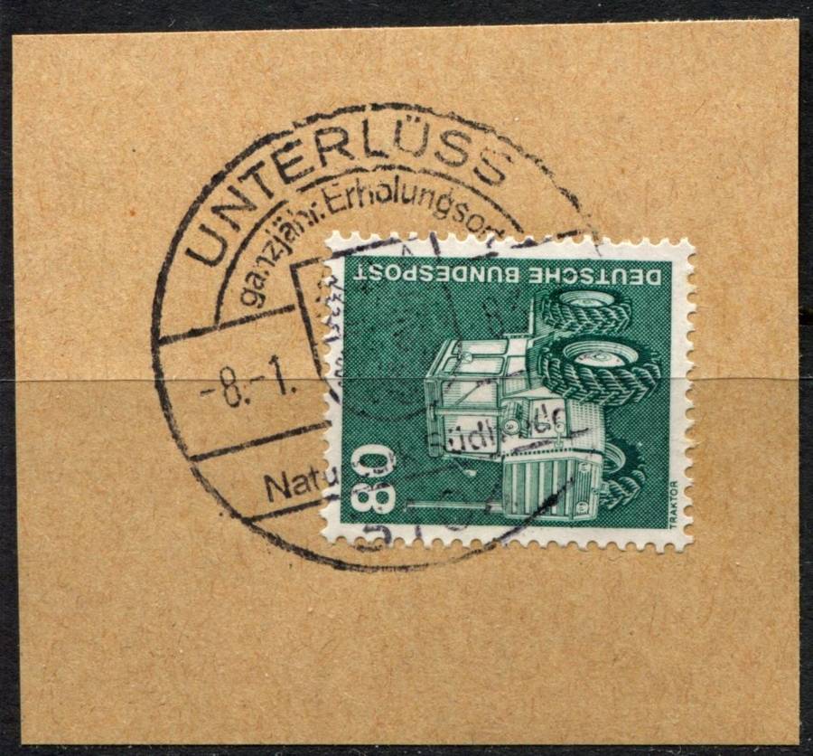 Germany - Federal - Postmark - Used on Piece