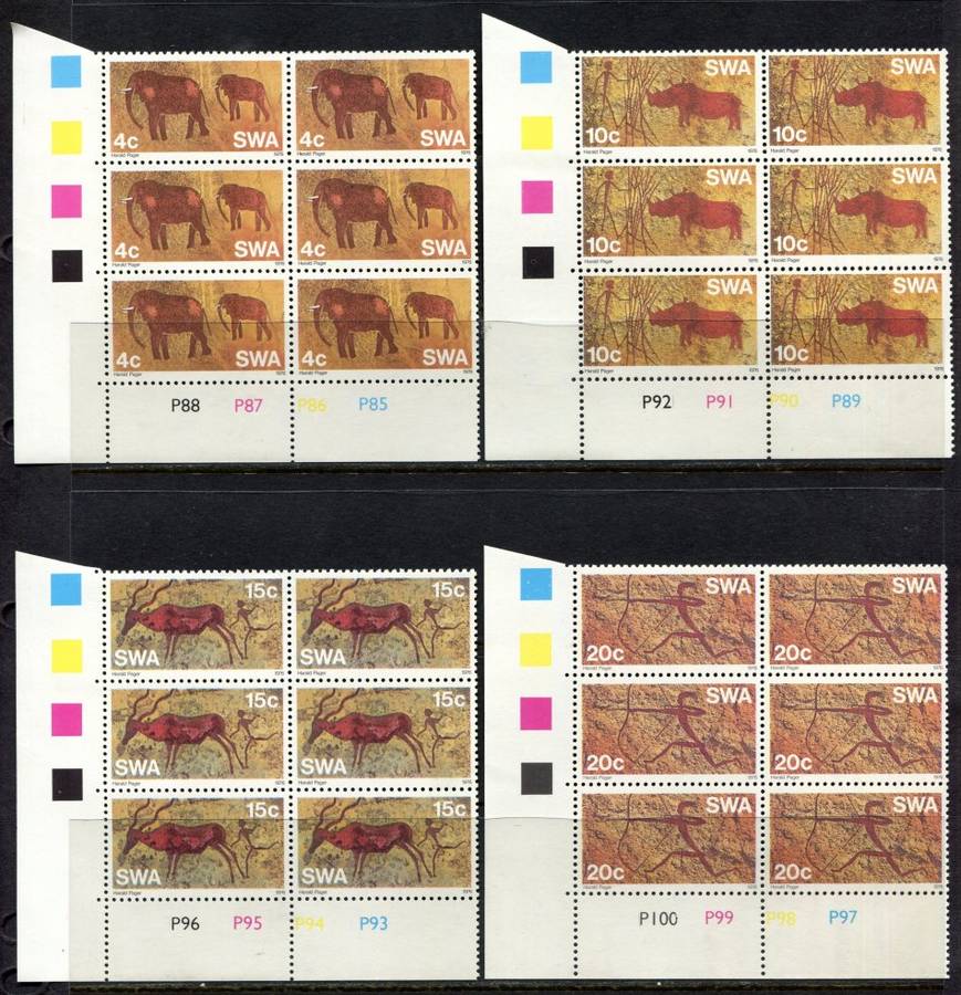 SWA - Set of 4 Control Blocks of 6 - MNH