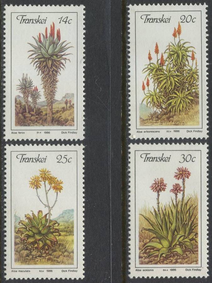 Transkei - Flowers - Aloes - 1986 - MNH