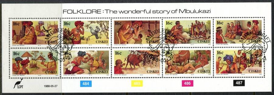 Ciskei - 1 Complete  Sheets of 10 - 1988 - CTO