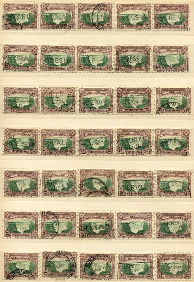 Southern Rhodesia - Bulk Lot - 1935 -  Used