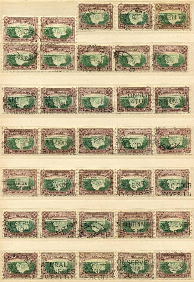 Southern Rhodesia - Bulk Lot - 1935 -  Used