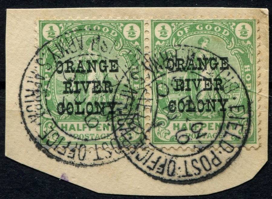 Orange River Colony - 1900 - Used on Piece - British Army Field Post Cancellation
