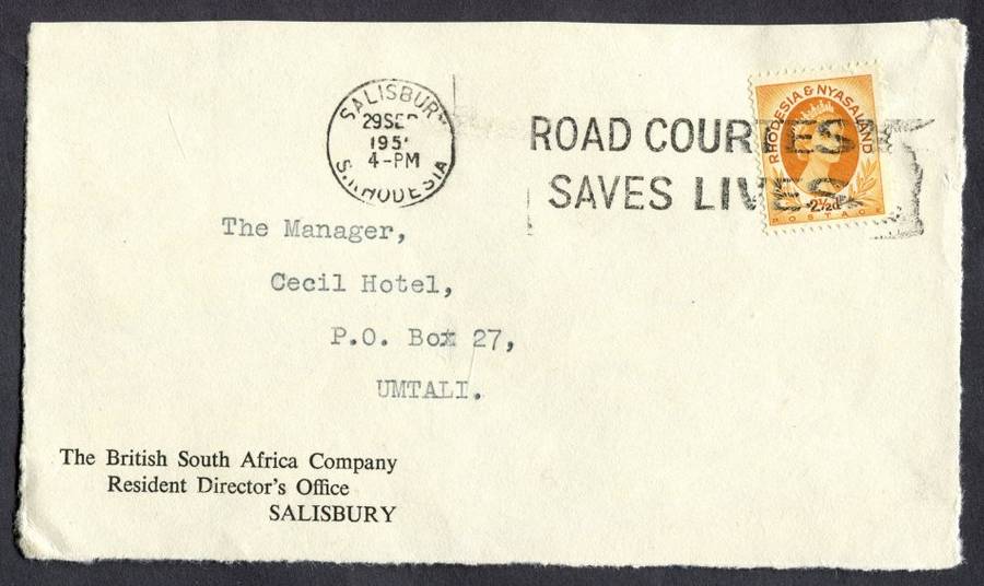 Rhodesia - Used on Piece - Front Part ONLY!