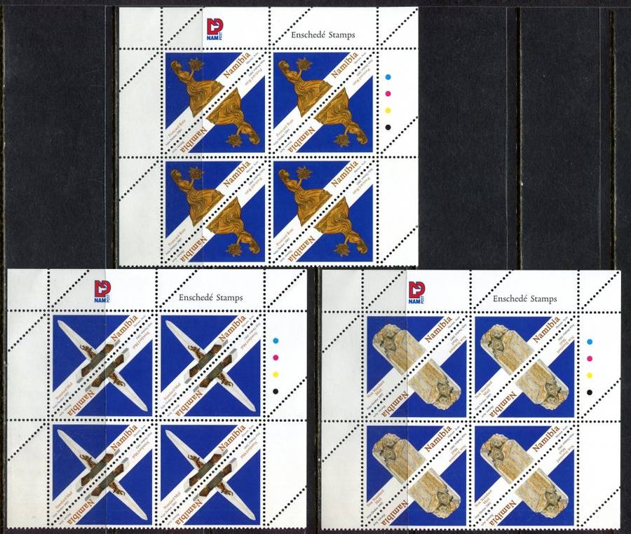 Namibia - Set of 3 Control Blocks of 8 - 2003 - MNH