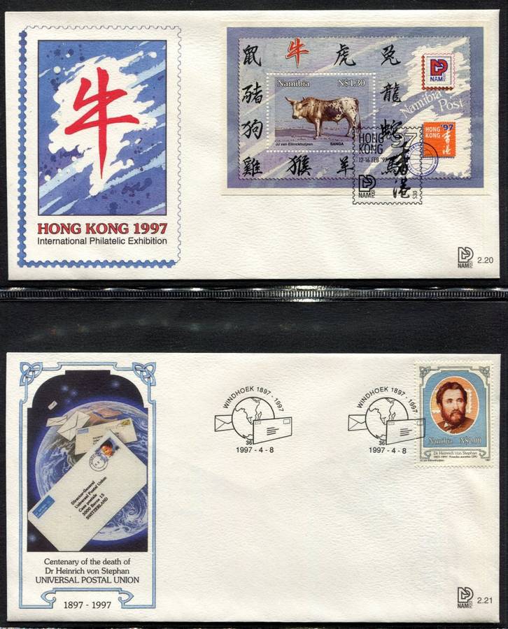 Namibia - 2 Ring Binder With 39 FDC's  - Not Complete Some Gaps
