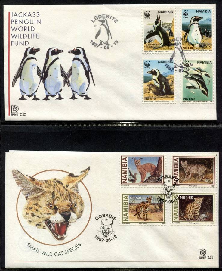 Namibia - 2 Ring Binder With 39 FDC's  - Not Complete Some Gaps