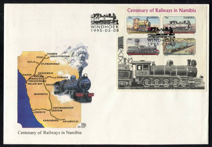 Namibia - 2 Ring Binder With 39 FDC's  - Not Complete Some Gaps