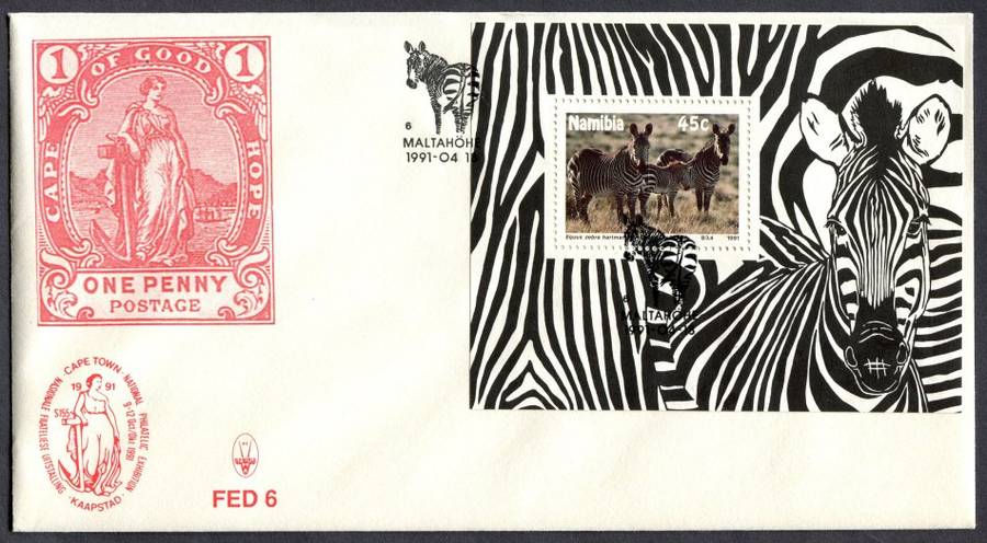Namibia - Miniature Sheet FDC - 1991