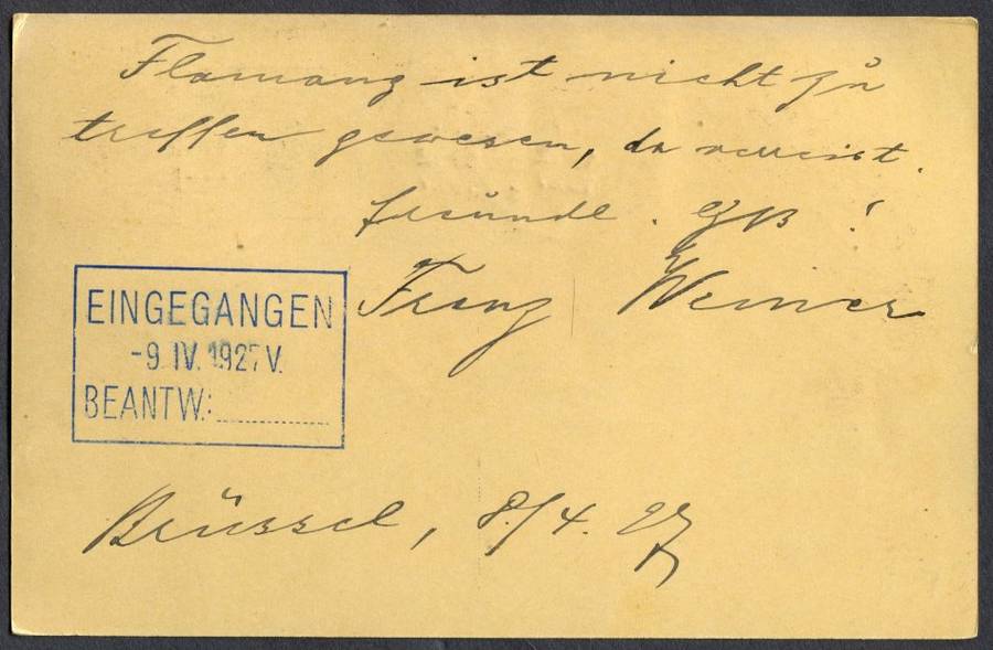 Belgium - Post Card