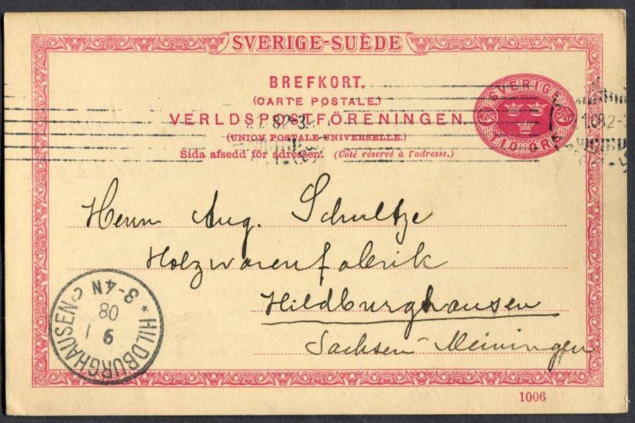 Sweden - Post Card