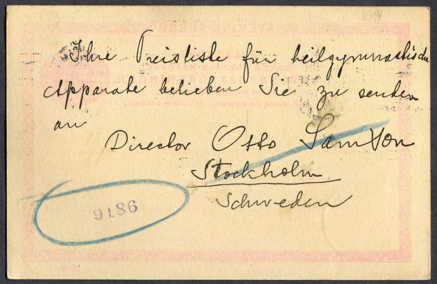 Sweden - Post Card