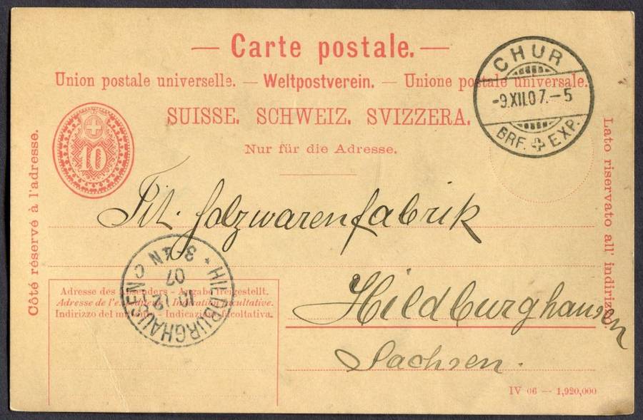 Switzerland - Post Card
