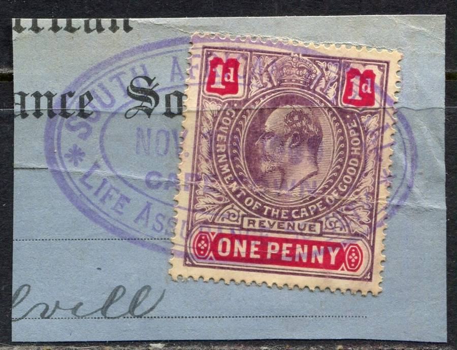 Cape of Good Hope - Revenue Used On Piece
