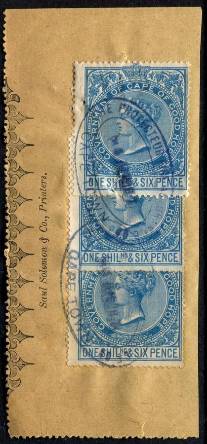 Cape of Good Hope - Revenue  Used on Piece Perf. 14