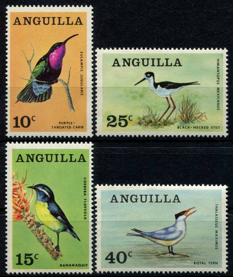 Anguilla - Birds - 1968 - MNH