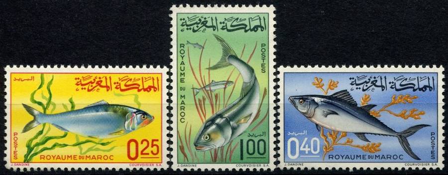 Morocco - Water Life - Fish - 1967 - MNH